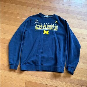 Nike air Jordan Michigan Football National Champions Sweatshirt men’s medium